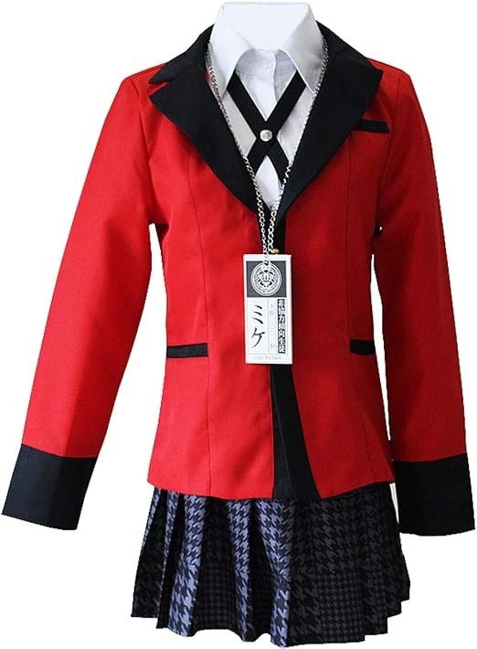 Yumeko Jabami Costume School Uniforms Anime Cosplay Party Full Set (X-Large)